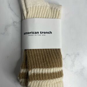 American Trench Crew Sock - Sandstone Beige